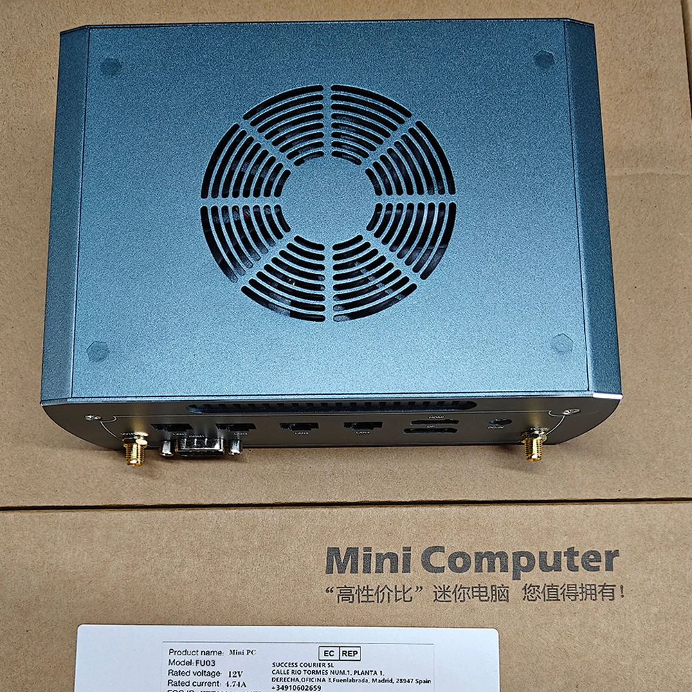 Topton Solid FU03 Mini PC AMD Ryzen 7 8845HS 2*Intel 2.5G LAN 2*DDR5 2 ...