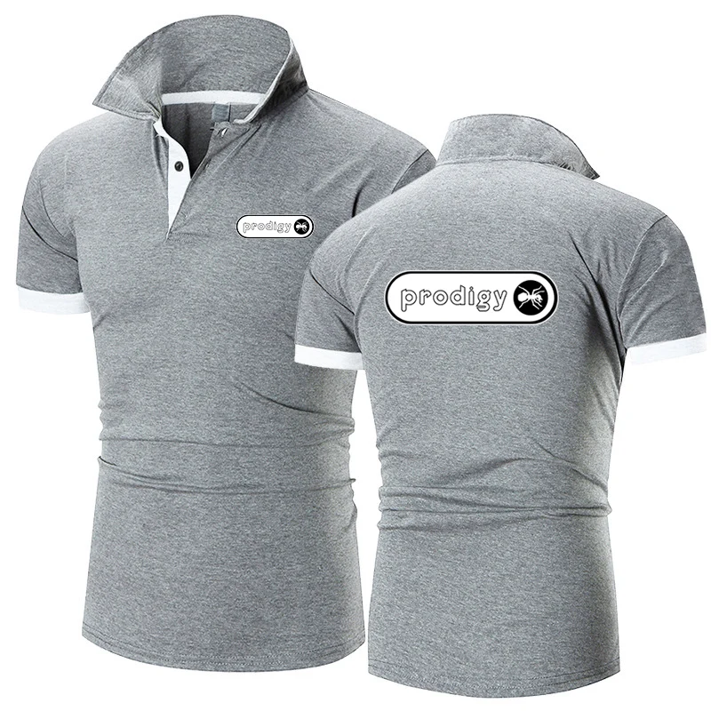 Mens Slim Fit Polo Shirts Casual Solid Color Summer Fashion