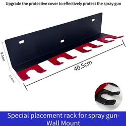Multifunctional Spray Gun Holder for Various Paint Gun Types (4 Hook Suspension)