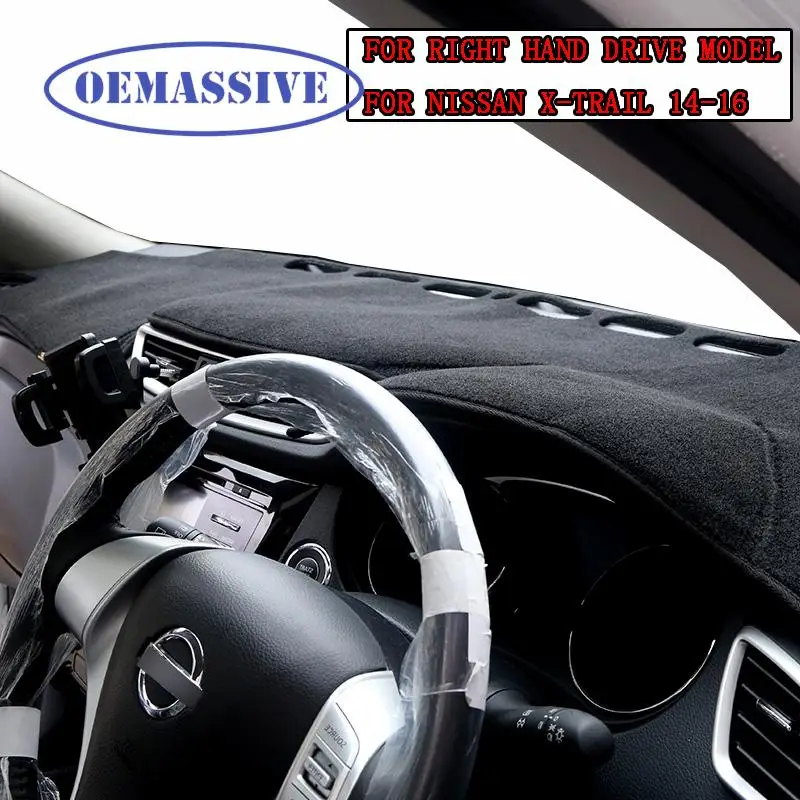 OEMASSIVE FIT FOR 2014 2015 NISSAN X-TRAIL T32 DASHBOARD COVER DASH MAT PAD SUN SHADE DASH BOARD COVER CARPET RHD