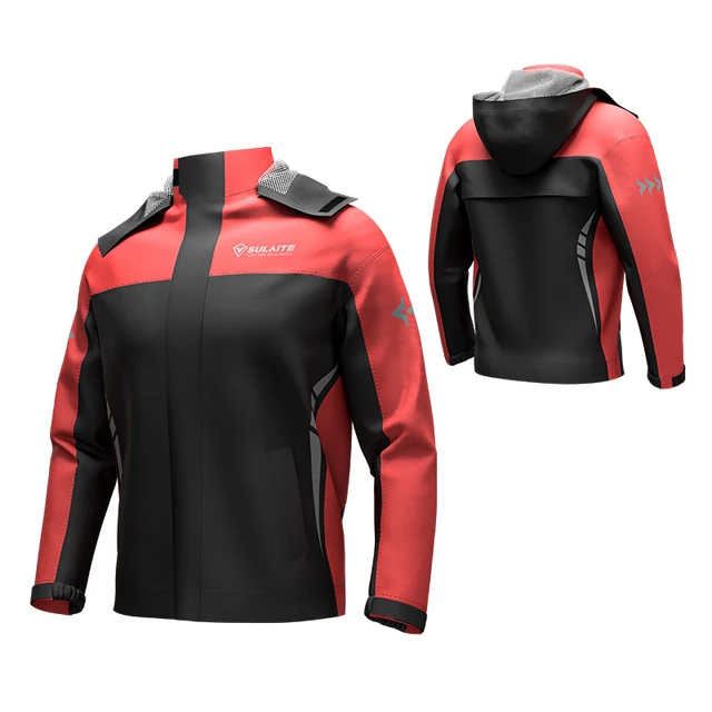SULAITE Men’s Waterproof Motorcycle Raincoat 3