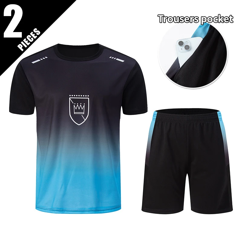 بدلة رياضية صيفية سريعة الجفاف للرجال مكونة من قطع...