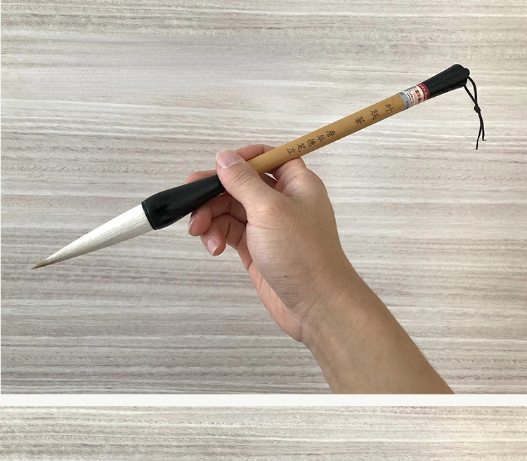 Mehrere Haar Trichter-förmige Bürste Stift Ox Horn Laufenden Skript Schreiben Pinsel Cursive Skript Couplet Kalligraphie Stift Calligraphie – Detail 11