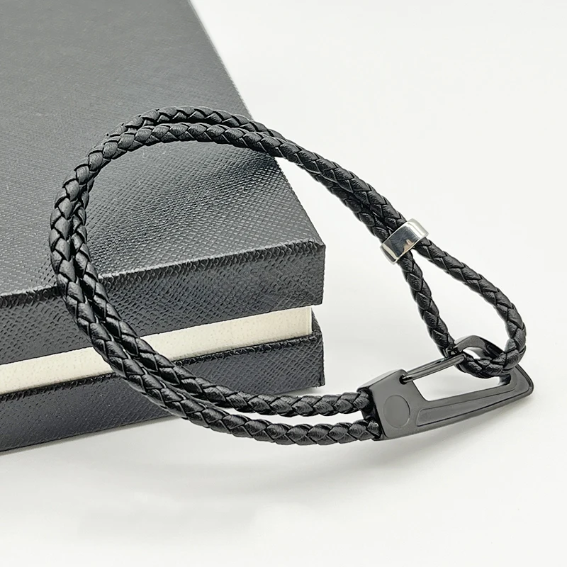 LJ2 Luxury MB Bracelet PU Leather 4 colors With Dust Bag