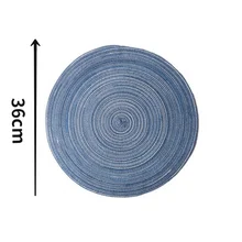  Home Creative Cotton Braid Coaster Handmade Macrame Cup Cushion Bohemia Style Non-slip Cup Mat 