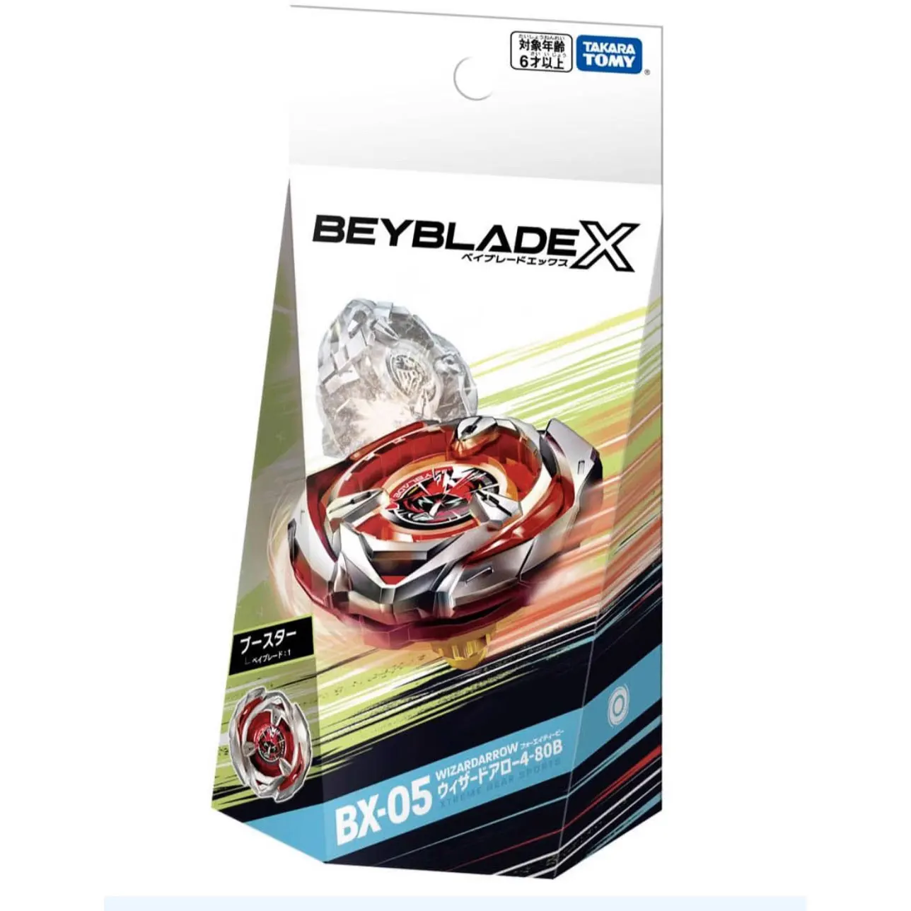 

TAKARA TOMY Genuine Gyro Spinning Top X BX05 Wizard Arrow 4-80B Action Figure Beyblabe Burst Toys