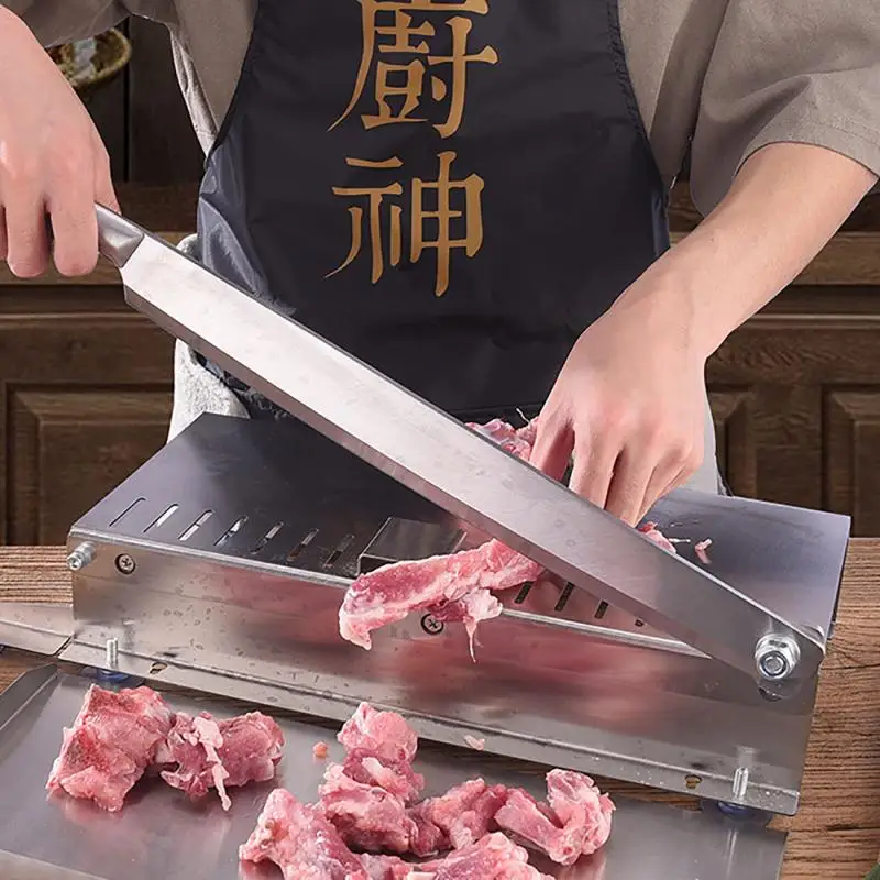 Food Slicer Stainless Steel Meat Slicer Bone Cutting Machine