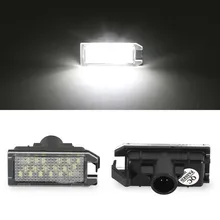 

2Pcs LED Number License Plate Light for Jeep Grand Cherokee Compass Patriot for Maserati Levante for Fiat 500 for Dodge Viper