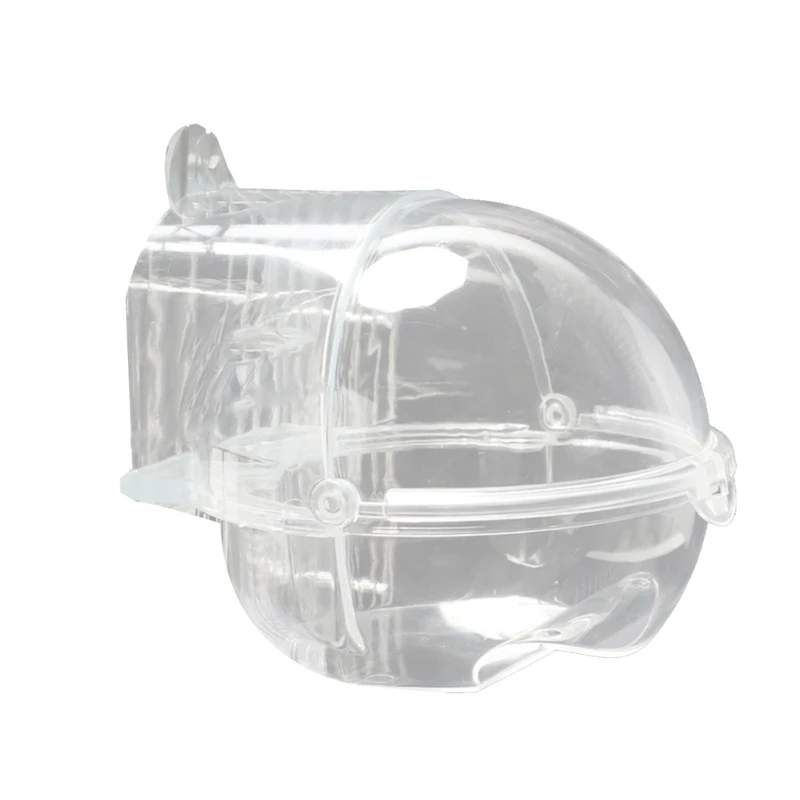 Pet Bird Bath Tub Screw On Parrot Bathtub Parrot Shower Box Bath Tub Transparent Bathing For Cage D0LD