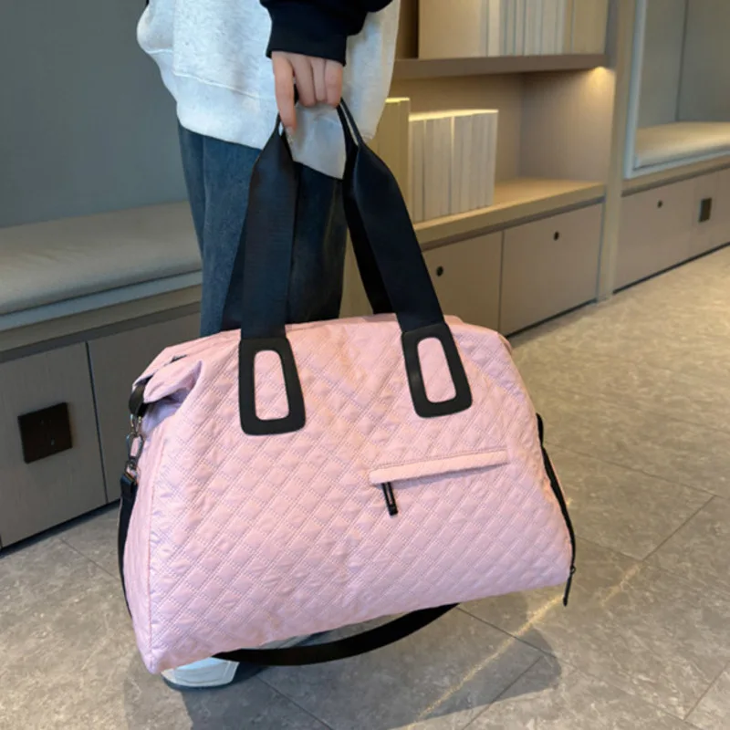 Large Capacity Portable Luggage Bag for Leisure Training Dry Wet Separation Swimming Boarding Independent Shoe Compartment Bag