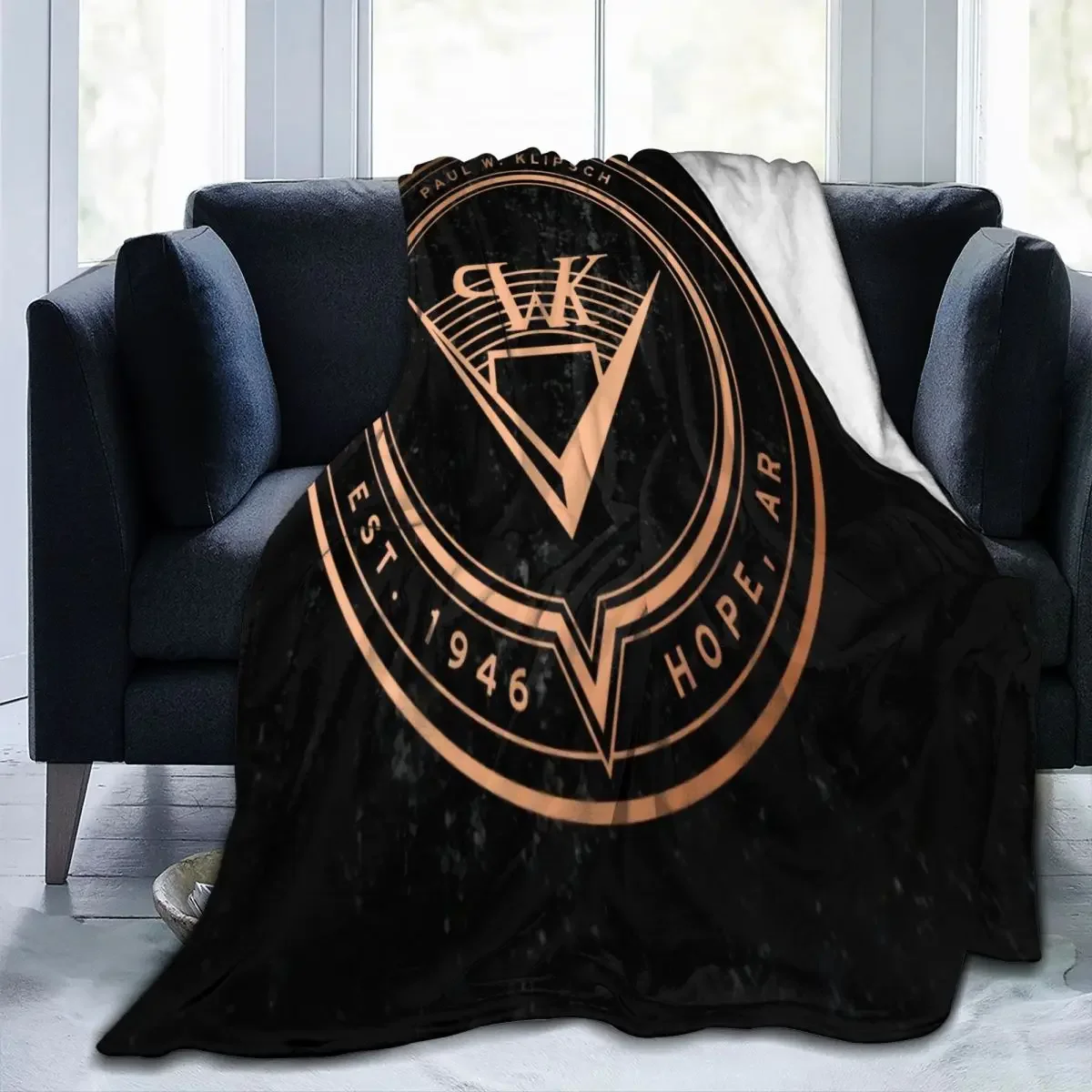 

Klipsch_ Throw Blanket Customizable Comfortable Bedroom AntiPilling