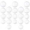 40 Pcs Plastic Transparent Ball Clear Fillable Christmas nament Hanging Decorative Balls Home Decor Wind Chimes Hanging 6