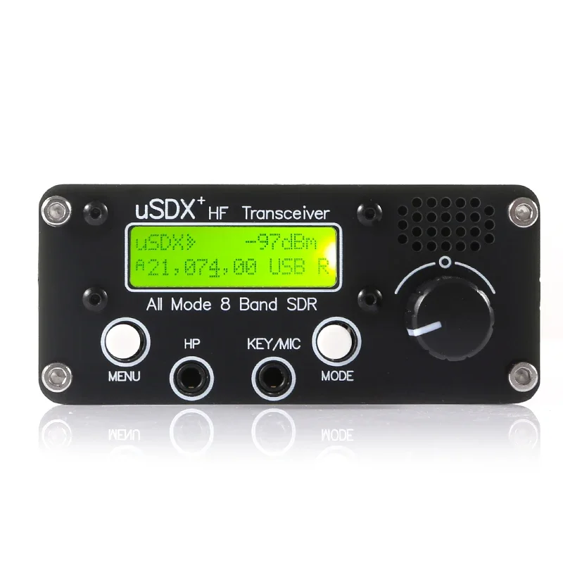 トランシーバー HF SDR QRP TRANSCEIVER R1.02W 3-5W USDX+ V2 SDR トランシーバー全モード 8 バンド HF
