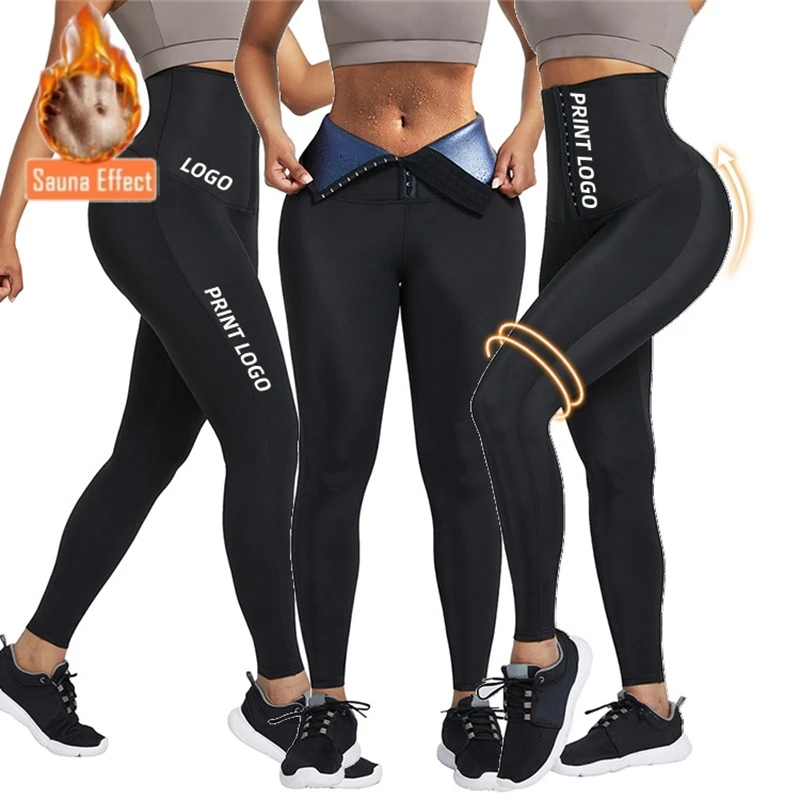 New Sauna Sweat Pants for Women High Waist Compression Slimming Weights  Thermo Leggings Workout Body Shaper Sauna Leggings - AliExpress