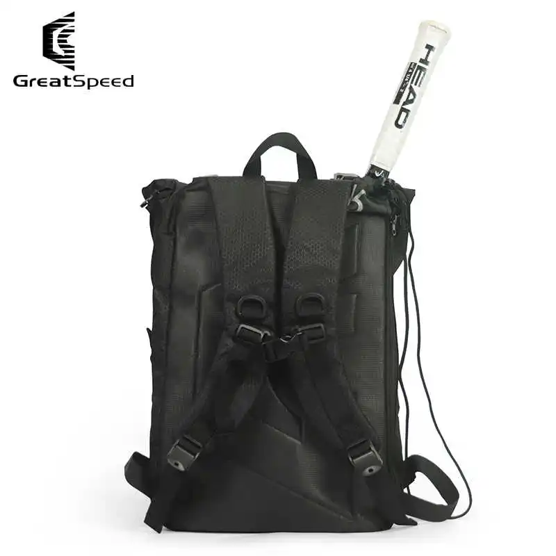 GreatSpeed Tennis Badminton Raquet Sports Bag Fashion Racket Backpack Can Hold 2 Rackets Suit for Men Women Child Adult 5