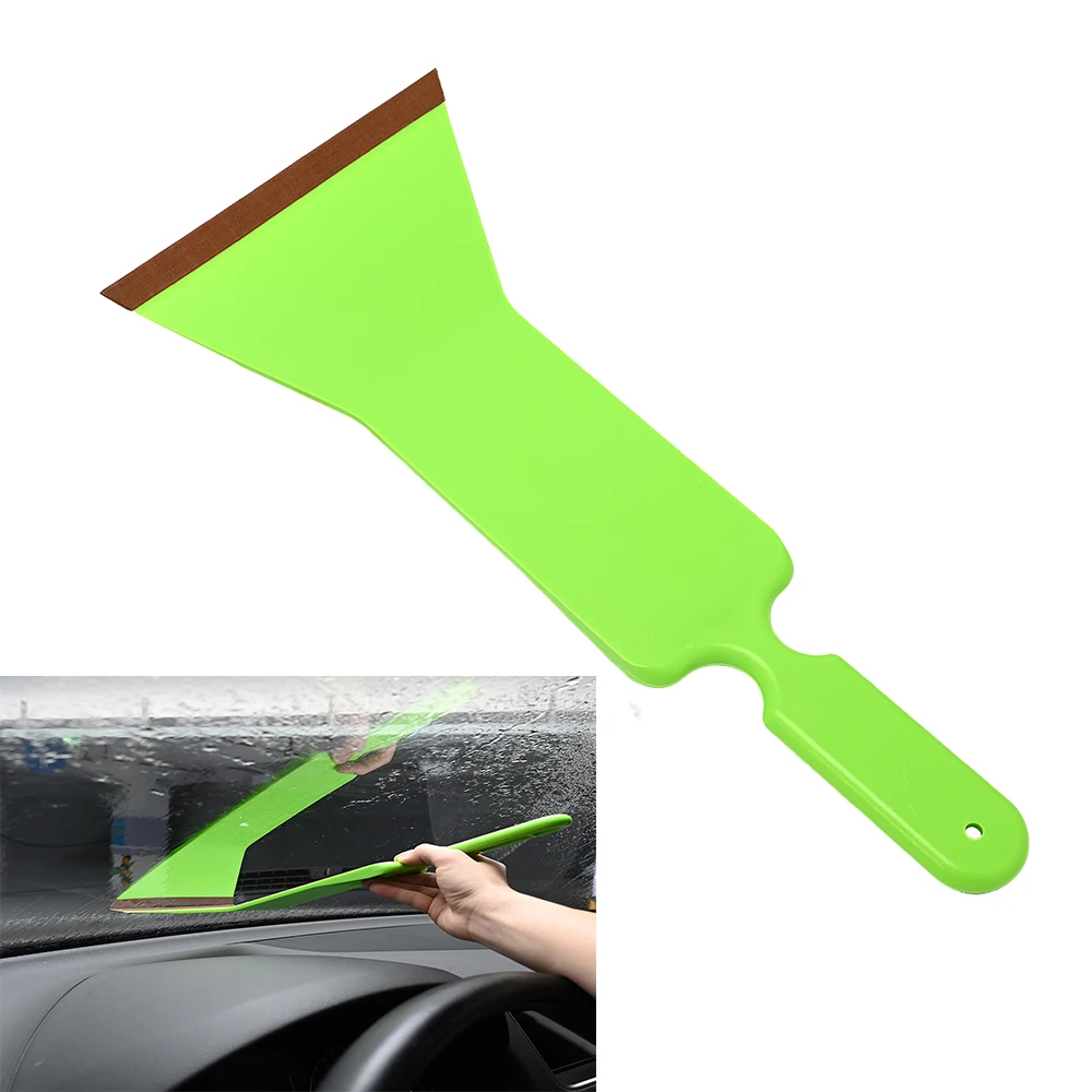 FOSHIO Handle Rubber Scraper Glass Window Car Cleaning Tool Vinyl Tint