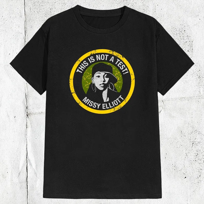 

Vintage 80s 90s Missy Elliot Hip Hop Singer T-shirt