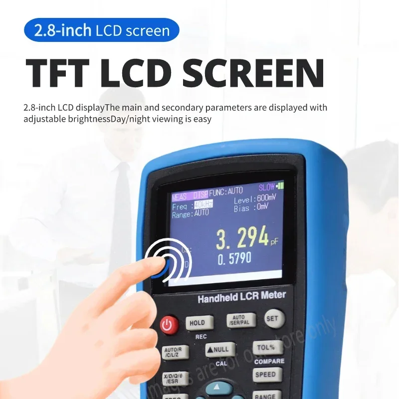 East Tester LCR Digital Display Bridge Meter ET433 ET430 USB Handheld High Precision Capacitance Inductance Resistance Test Tool 6