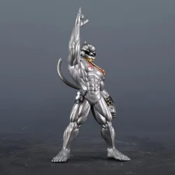 Anime Digimon Adventure Metal Etemon Collectible Action Figure - 20cm PVC Toy Gift (Metal Etemon)