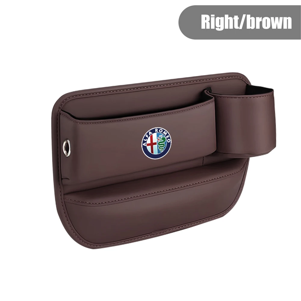 Enhanced Car Seat Gap Storage Organizer with Cup Holder