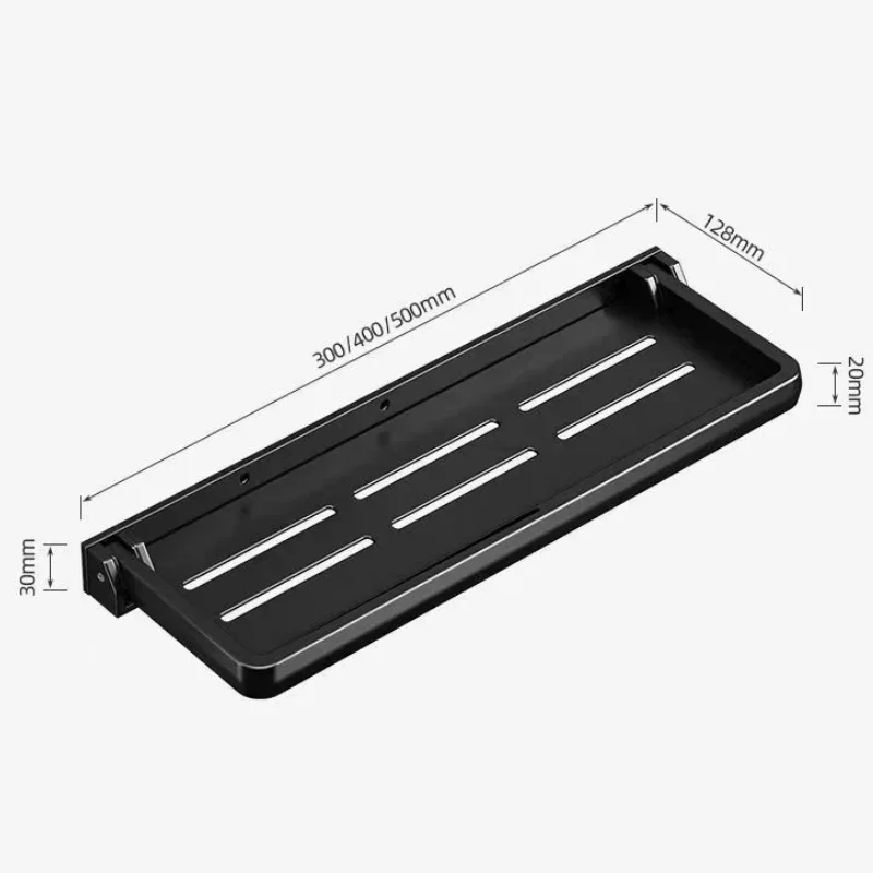 Bathroom Shelves Wall Mounted Foldable Shelf for Bathroom Waterproof Metal Shower Shelf Rack for Laundry Toilet Room Organizer 6
