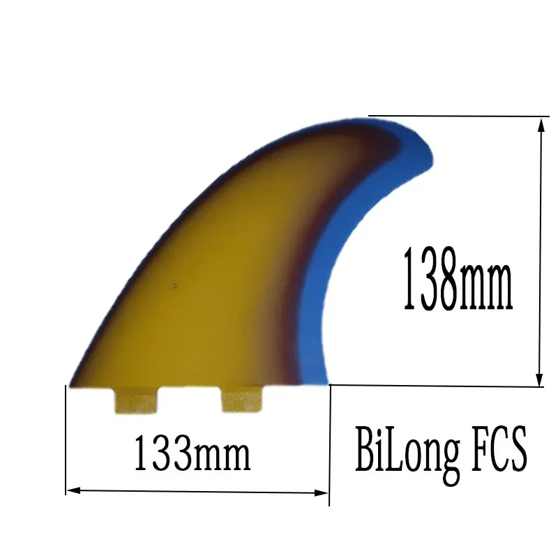 BiLong FCS POWER TWIN FIN for All Board Types Including Fish Funboard and Twin Fin Surfboards.Surf Fin Performance Glass Fins