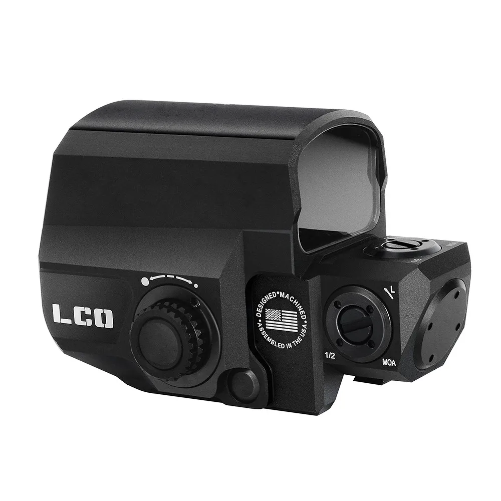 

New LCO Upgraded Red Dot Sight Hunting Scopes Holografica Tactical Riflescope Fits Any 20mm Rail Mount Airsoft Gun