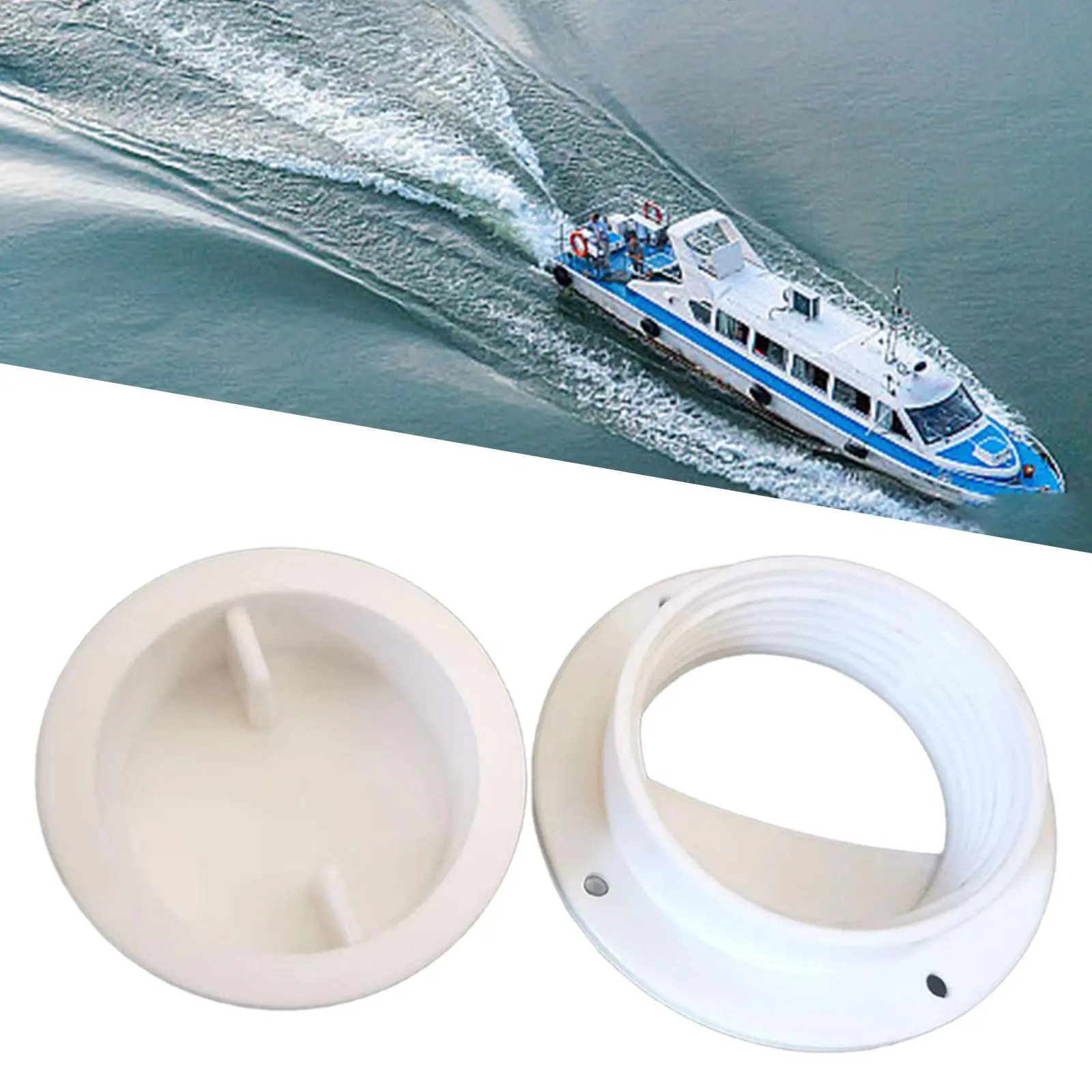 Marine Hull Drains Yacht Draining Connector Boat Accessory Lightweight Universal Boat Drain Boat Scupper for Yachts Boat