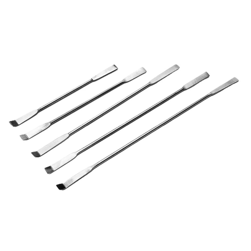 12Pcs Stainless Steels Lab Spoon Spatula Laboratory Sampling Spoon Mixing Spat Sets Working Scraper Laboratory Equipment 10-22cm lab spoon spatula