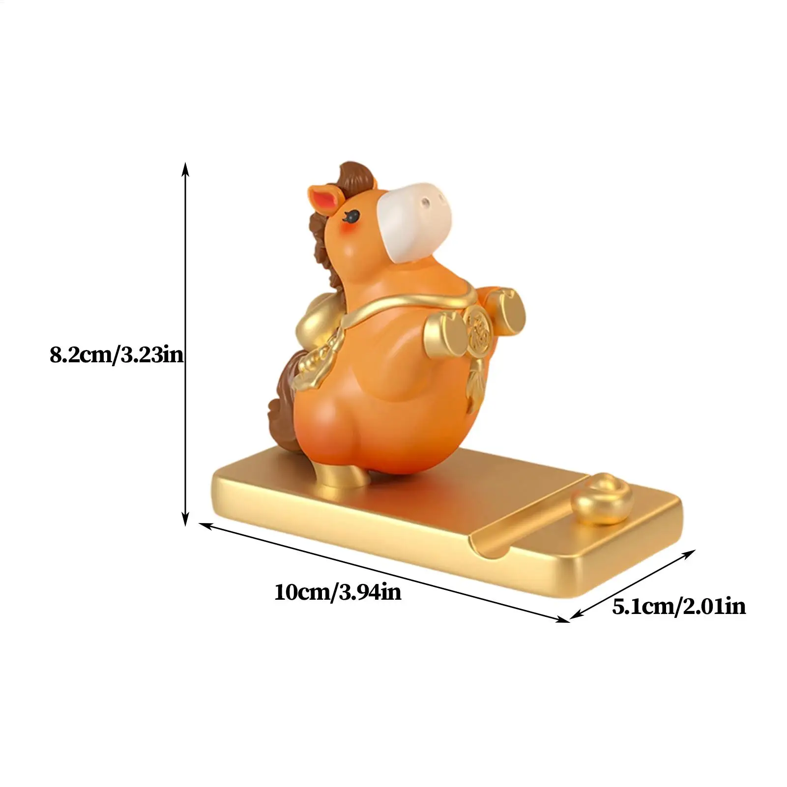 Charming Horse Design Phone Stand - Cute Decorative Holder