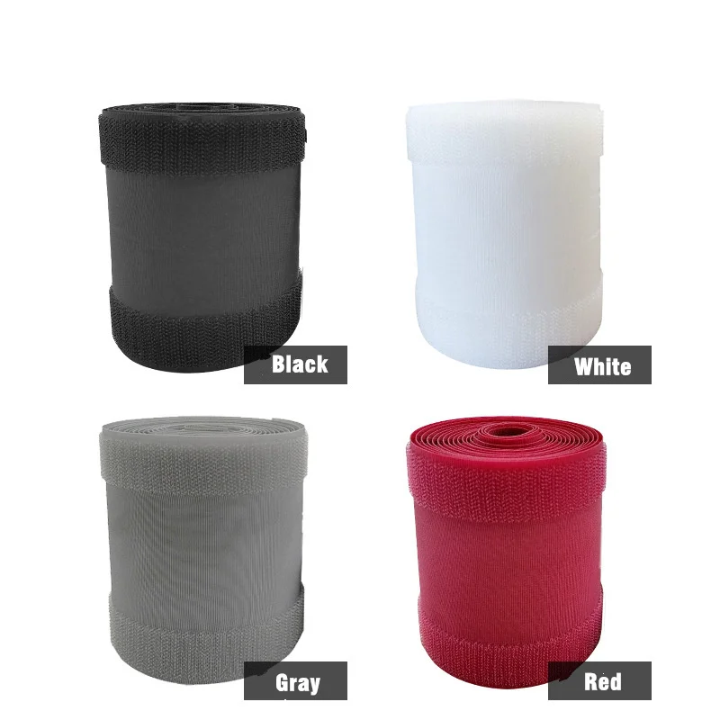 1M 케이블 커버 나일론 끈적 와이어 보호기 바닥 담요 바닥/카펫/트렁크/책상용 재사용 가능한 관리 코드 튜브