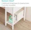 3 TYPES White Small Desk with Drawers - 40 Inch Computer Desk for Small Space Home Office Modern Simple Study Table PC Desks 5