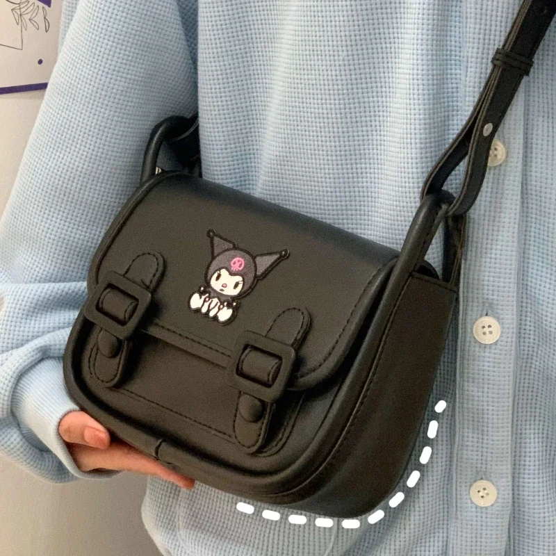 

Sanrio, Hello Kitty Kuromi Melody Cinnamoroll Kawaii сумка для подмышек, милая мультяшная сумка через плечо для девушек, сумка через плечо в подарок