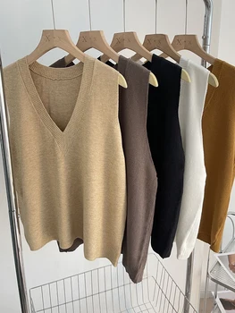 كوريا محبوك سترات المرأة الأعلى الخامس الرقبة الصلبة تانك Blusas Mujer دي مودا الصيف موضة جديدة الإناث أكمام بلايز عادية 5