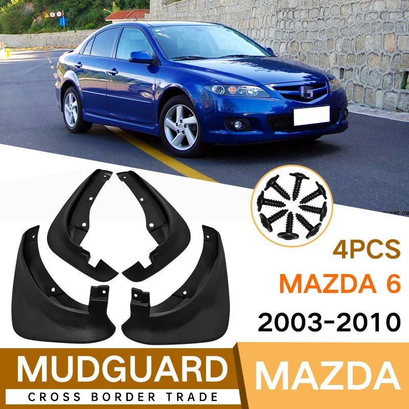 

Брызговики передние и задние для Mazda 6 седан 2003-2010