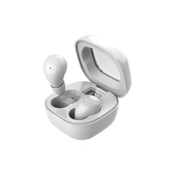 Compact Invisible Bluetooth 5.3 Earbuds - TWS Wireless HI - FI Stereo with Noise Reduction (White)