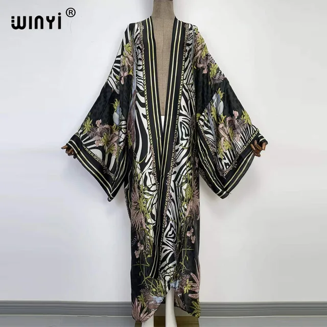 Europe WINYI new tunic bikini sweet lady pink boho Cardigan stitch Cocktail sexcy Boho Maxi Holiday Batwing Sleeve KIMONO mujer 44