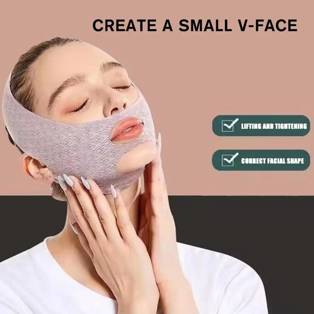 

Chin Cheek Slimming Bandage V Shaper V Line Lifting Mask Face Lifting Anti Wrinkle Strap Band Sleeping Mask Beauty Health