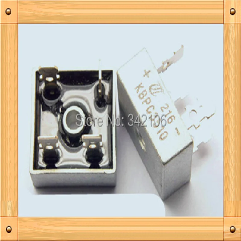 Bridge rectifier/homework current and voltage 35A/1000V, 5pcs, kbpc3510