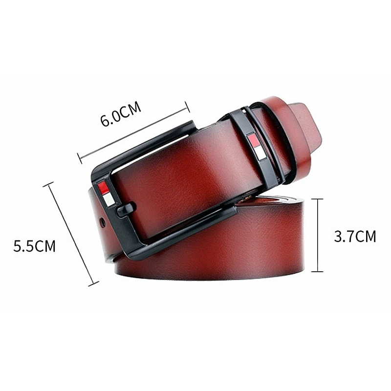VOOTHOST Fashion Alloy Pin Buckle Men's Belt Casual Jeans Belt Male All-match Leather Formal Business Designer Waistband VB236_viptrois.com