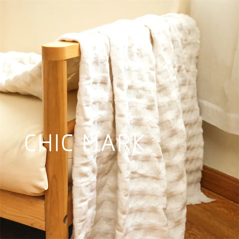 

Увядшее вафельное одеяло, одеяло для дивана, покрывало, вязаное одеяло, летнее одеяло для кондиционирования воздуха, офисное освещение