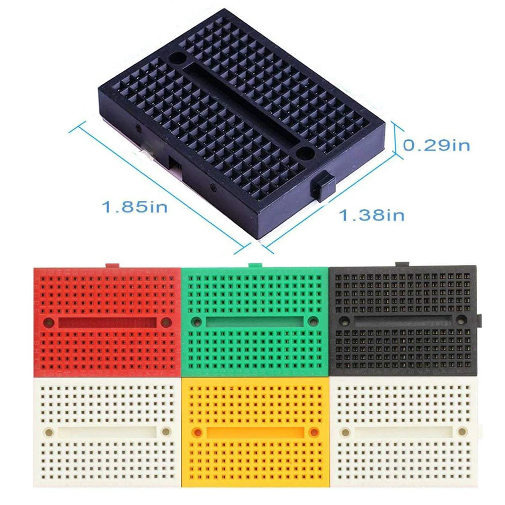 6 Pz Pcb Bread Board Mini Breadboard Con 170 Punti Di Fissaggio Syb-170 Kit Prototipo Senza Saldatura Per Fai Da Te Arduino Raspberry Pi Proto