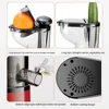 Masticating Juicer Machines, 7 inch Slow Cold Press Juicer with Large Feed Chute, Cold Press Juicers for Vegetables and Fruits 6