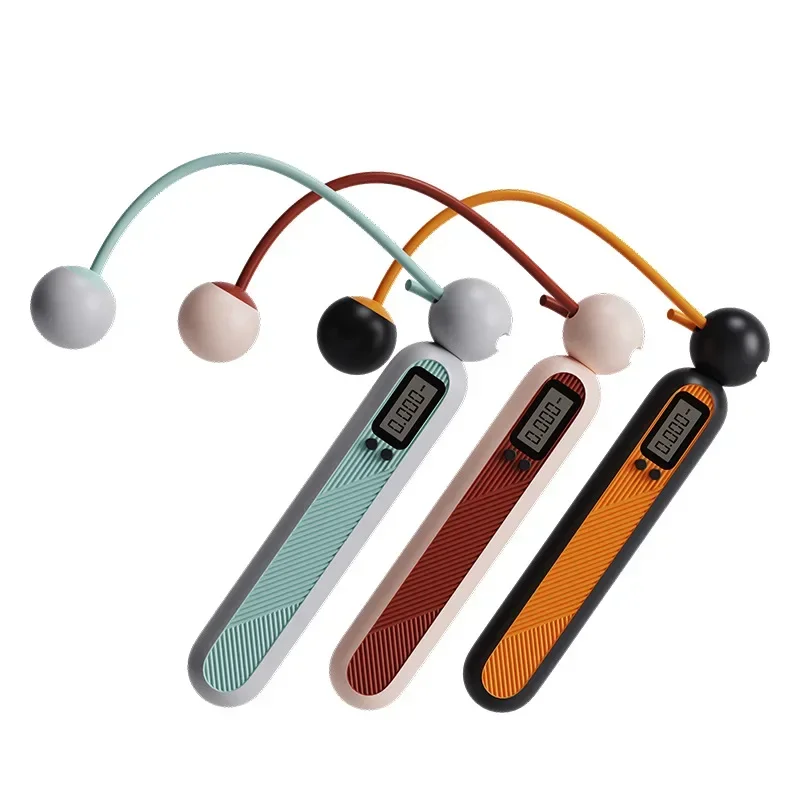 Cordless Skipping Rope Fitness Weight Loss Exercise Girls Fat Burning Digital Counter Weight-bearing