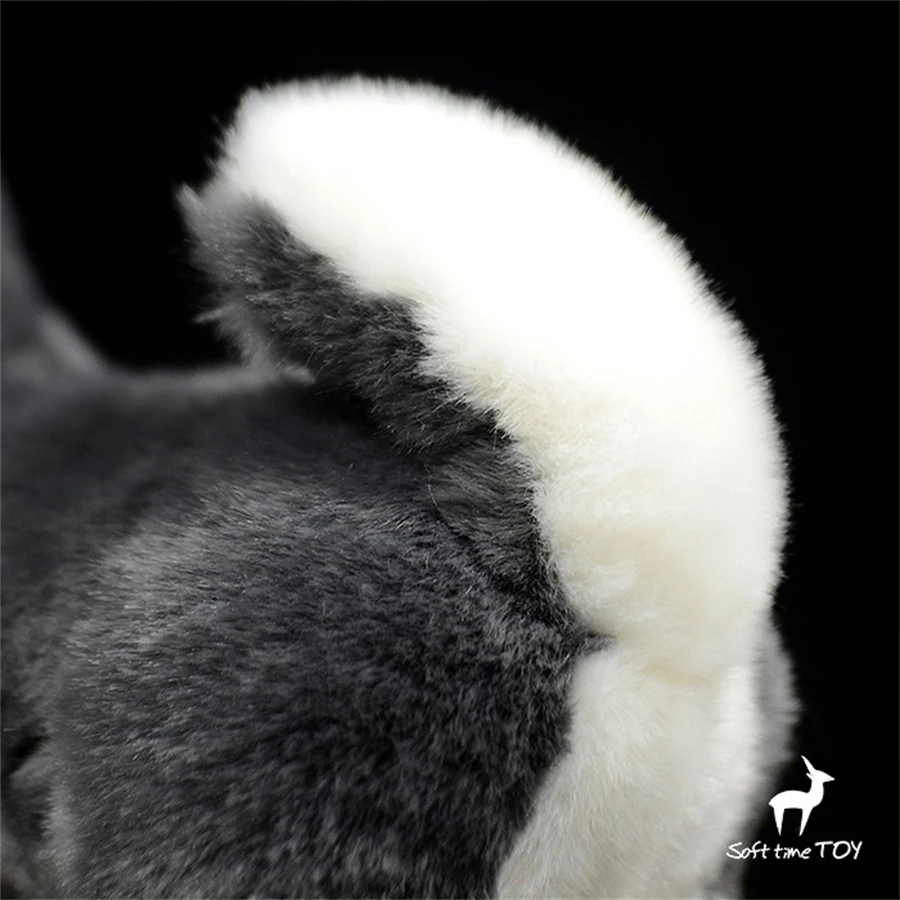 Alaskan Malamute High Fidelity Anime Cute Plushie Dog Plush Toys Lifelike Animals Simulation Stuffed Doll Kawai Toy Gifts Kids 6