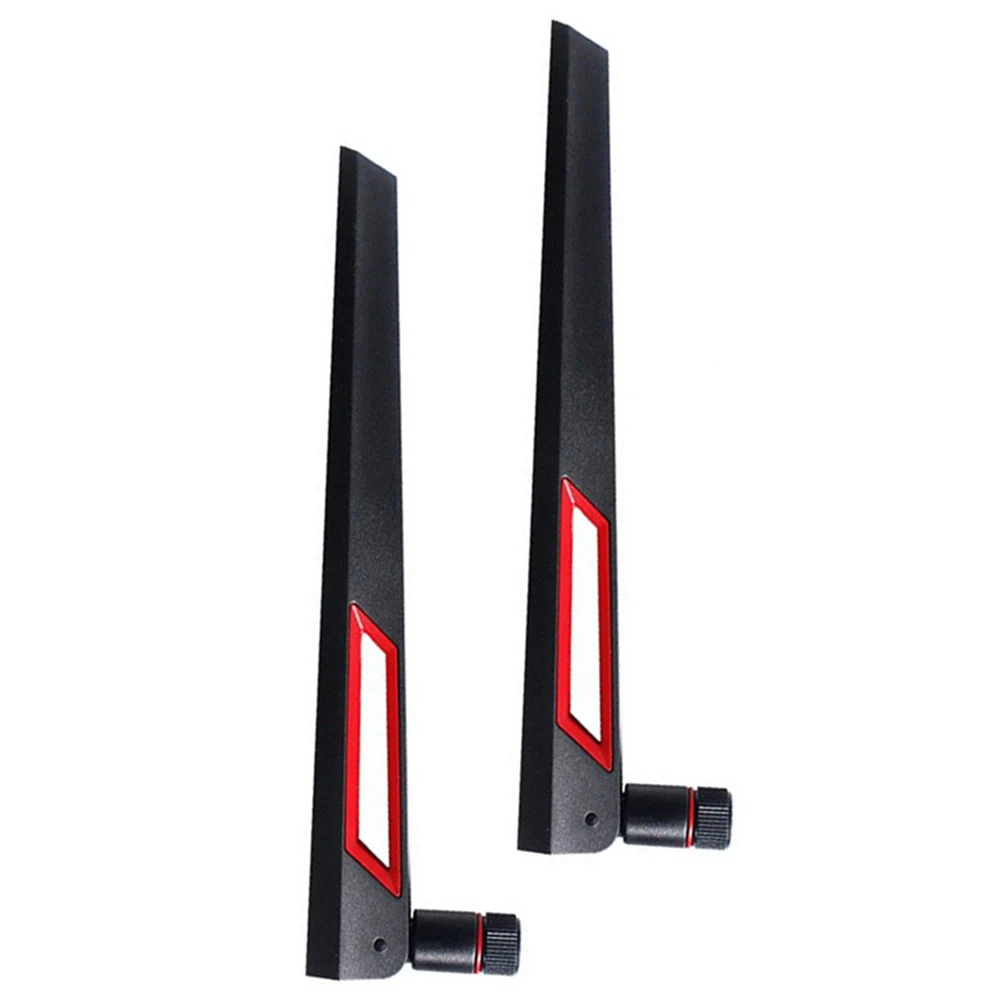

2pcs WiFi Router Antenna 2400-2500MHZ 5150-5850MHZ Dual Network WiFi Router Antenna RP SMA Male For Wireless Transmitter