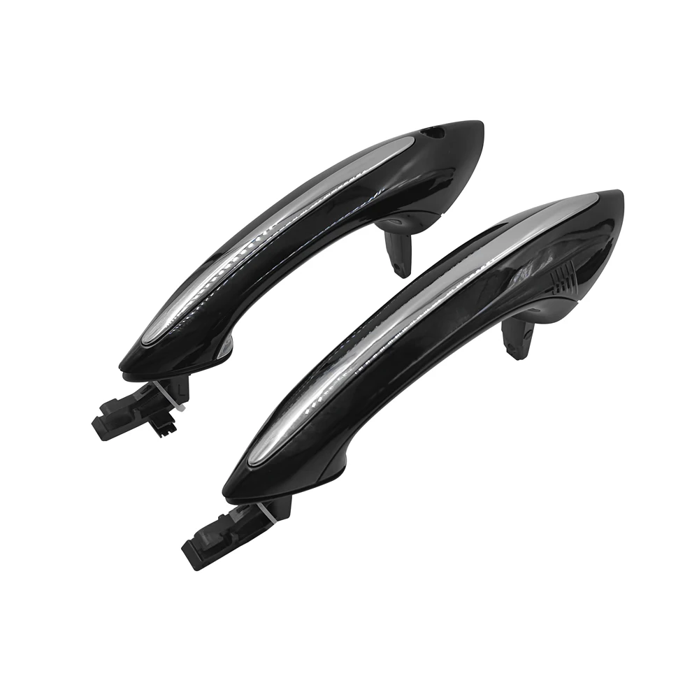 PKE 키리스 엔트리 액세스 시스템 잠금 해제용 터치 문짝 핸들, BMW F18 F07 F10 F01 F02 용, 핸들 2 개, 오리지널 키 사용