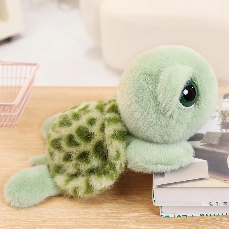 Realistic Tortoise Plush Toys Sea Turtle Cute Animal Doll Soft Stuffed Animal Baby Toy Gift Girls Birthday Gifts Room Decor