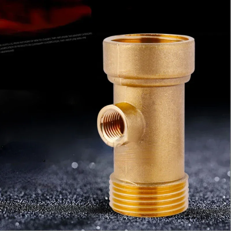 1pcs Brass Five 5 Way Connector for Water Pump pressure tank connection fittings Pipe Fitting Male/Female Thread Tee Type Copper