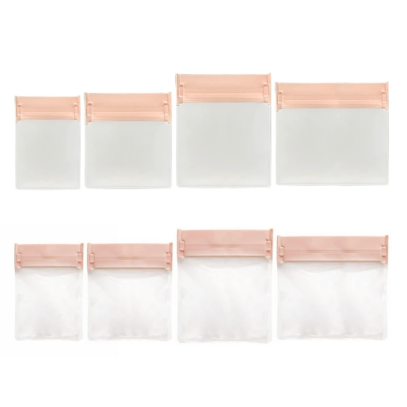 

Set of 50 Transparent/Dull Polish Jewelry Pouches Accessories Safe Keeping Bags for Storing and Transporting Small Items